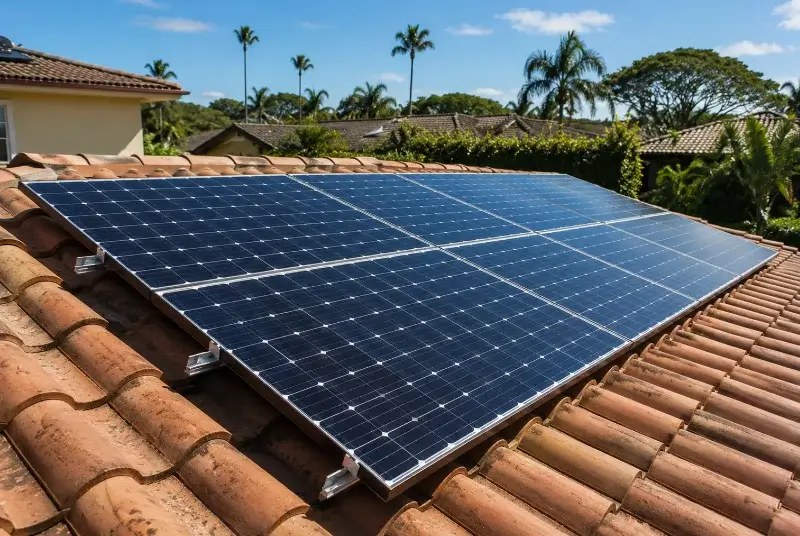 Installation de panneaux solaires à Bordères-et-Lamensans